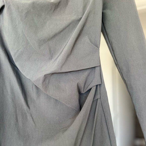 Zara Charcoal Long-Sleeve Dress - Picture 2 of 7